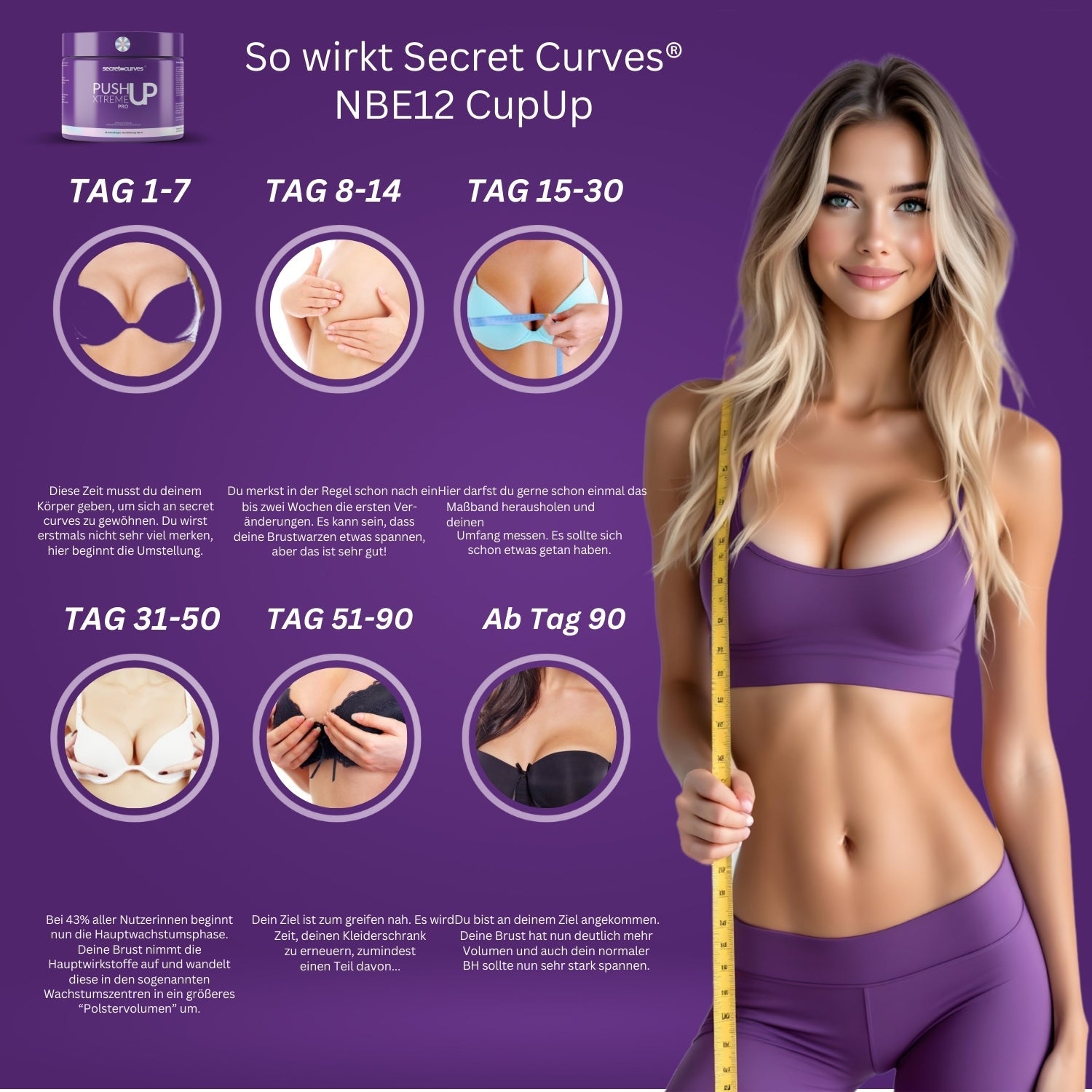 NEU! Secret Curves Push-Up Creme Pro + Pueraria Mirifica