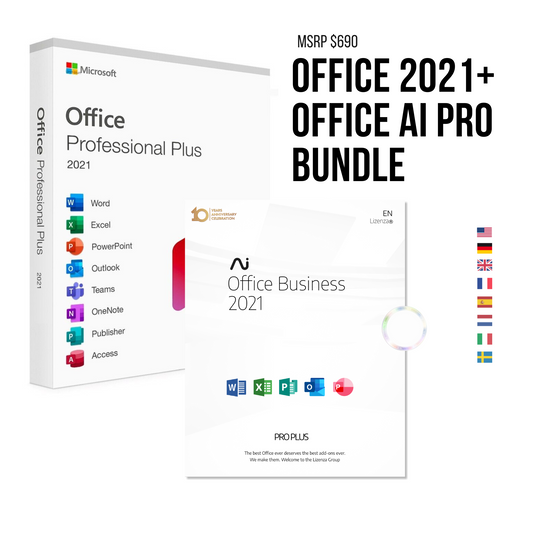 Microsoft Office Professional Plus 2021 mit Office AI PRO