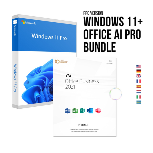 Microsoft Windows 11 PRO mit Office AI PRO