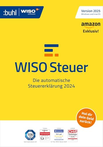 WISO Steuer 2025 (für Steuerjahr 2024) Für Windows, Mac, Smartphones und Tablets | Digitaler Download