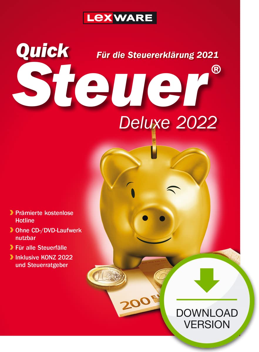 QuickSteuer 2025 (für Steuerjahr 2024) Private und gewerbliche Steuererklärung PC Aktivierungscode per Email