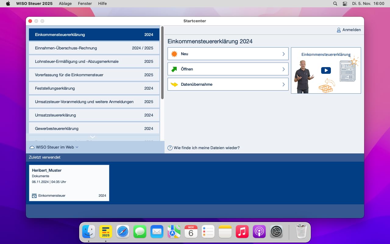 WISO Steuer 2025 (für Steuerjahr 2024) Für Windows, Mac, Smartphones und Tablets | Digitaler Download