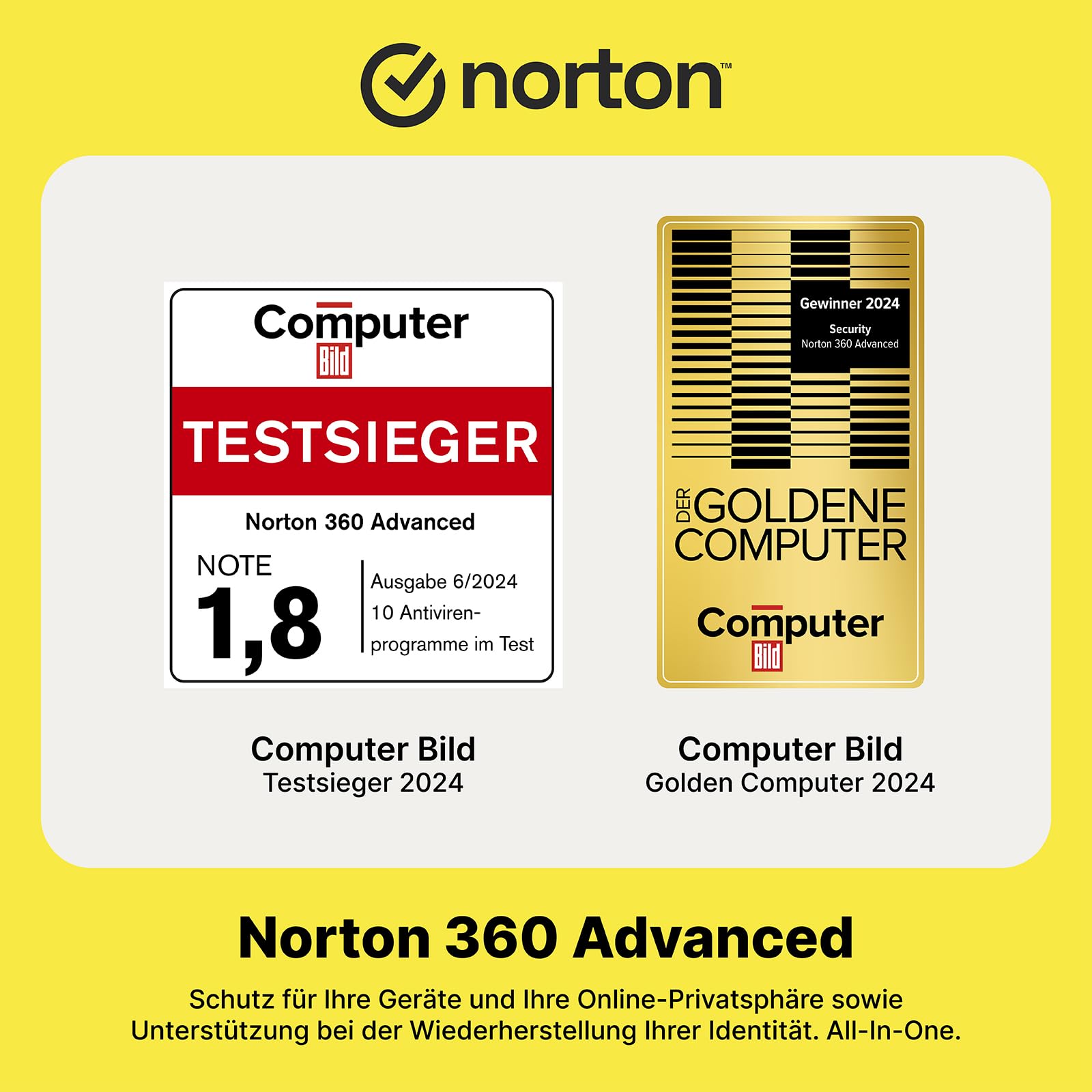 Norton 360 Premium + Utilities Ultimate 2025 | 10 Geräte | 1 Jahr |Aktivierungscode per Email