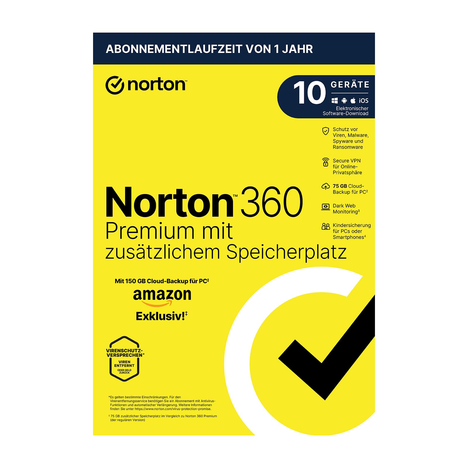 Norton 360 Premium + Utilities Ultimate 2025 | 10 Geräte | 1 Jahr |Aktivierungscode per Email