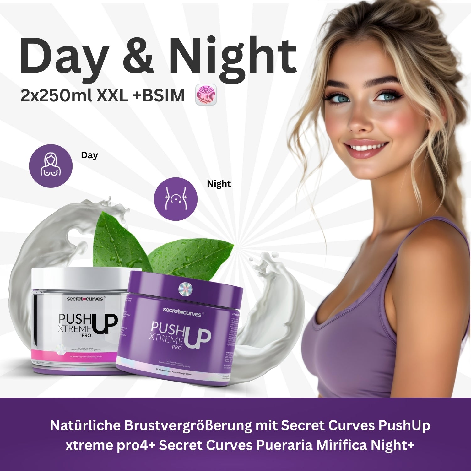 Secret Curves Push-Up xtreme + Pueraria Mirifica Exclusive Secrets Set