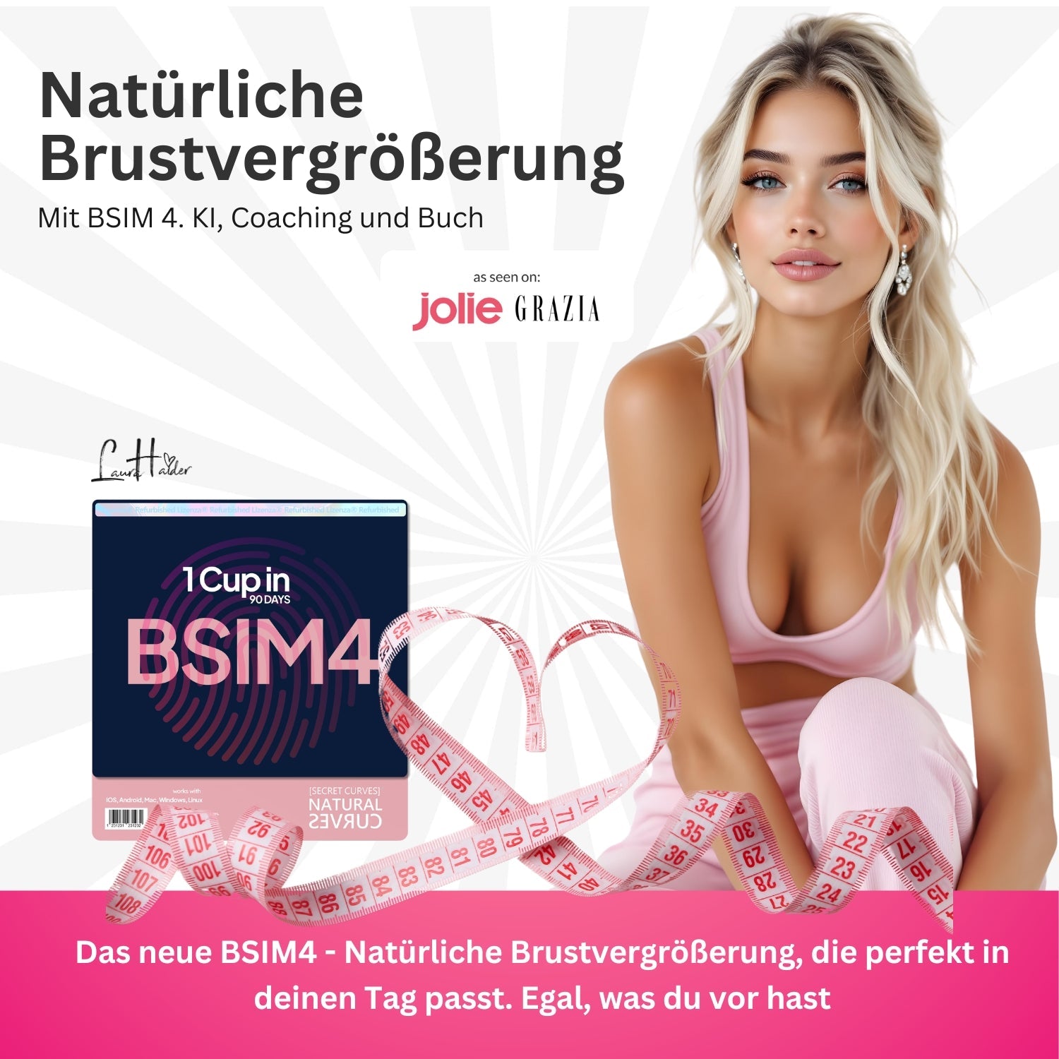 Secret Curves BSIM 4.0 KI inklusive Kurs & Buch Laura Haider - 1 Cup in 90 Days