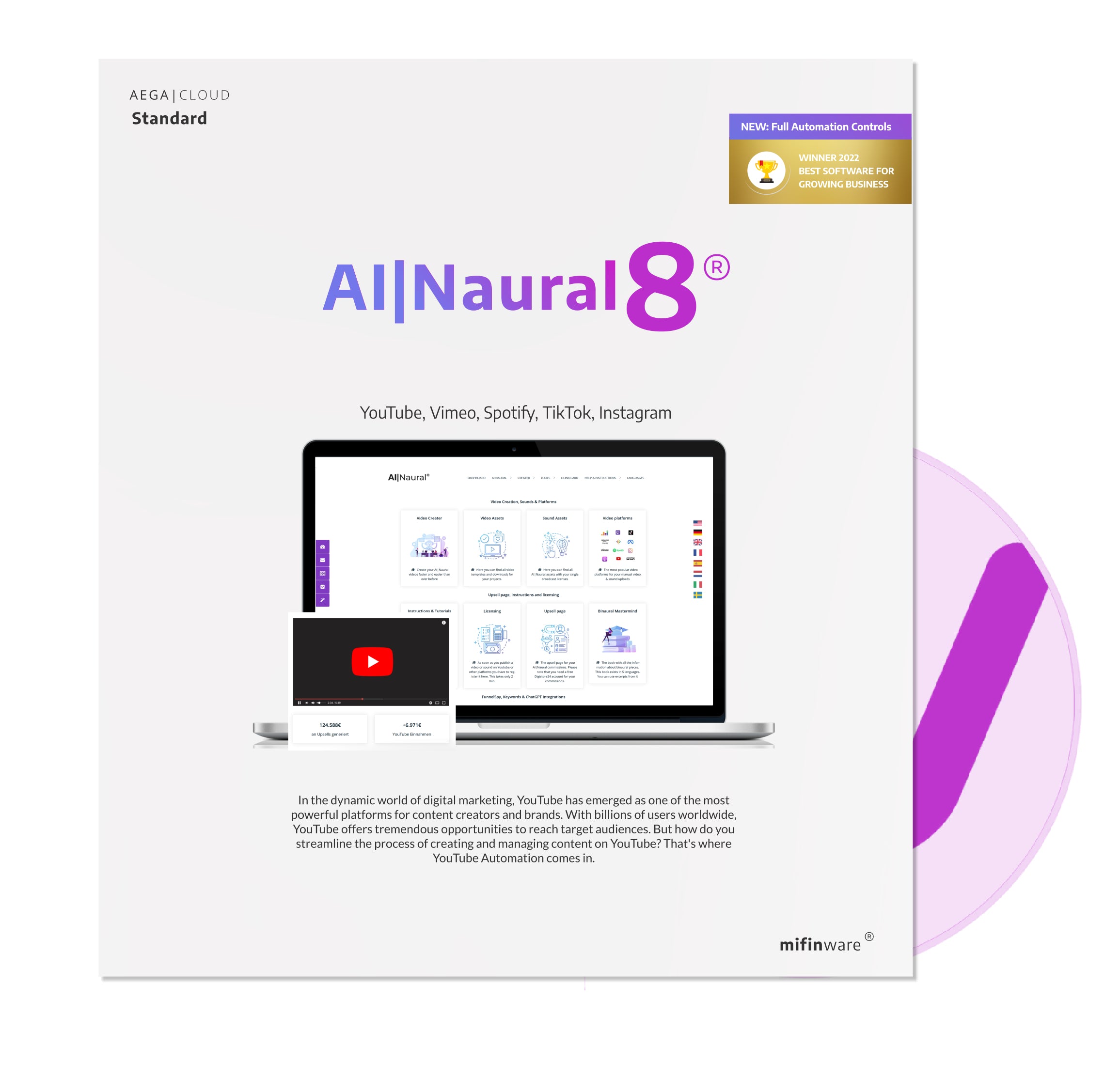 AI|Naural®8 - Social Automation Standard Edition