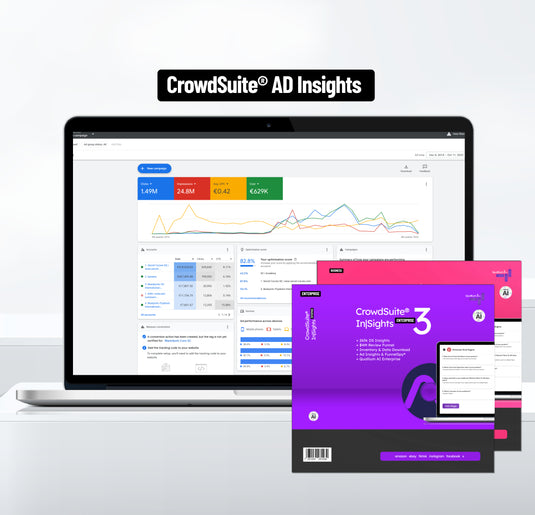 CrowdSuite® CSX In|Sights Professionell High Ticket + Dropshipping Cloud