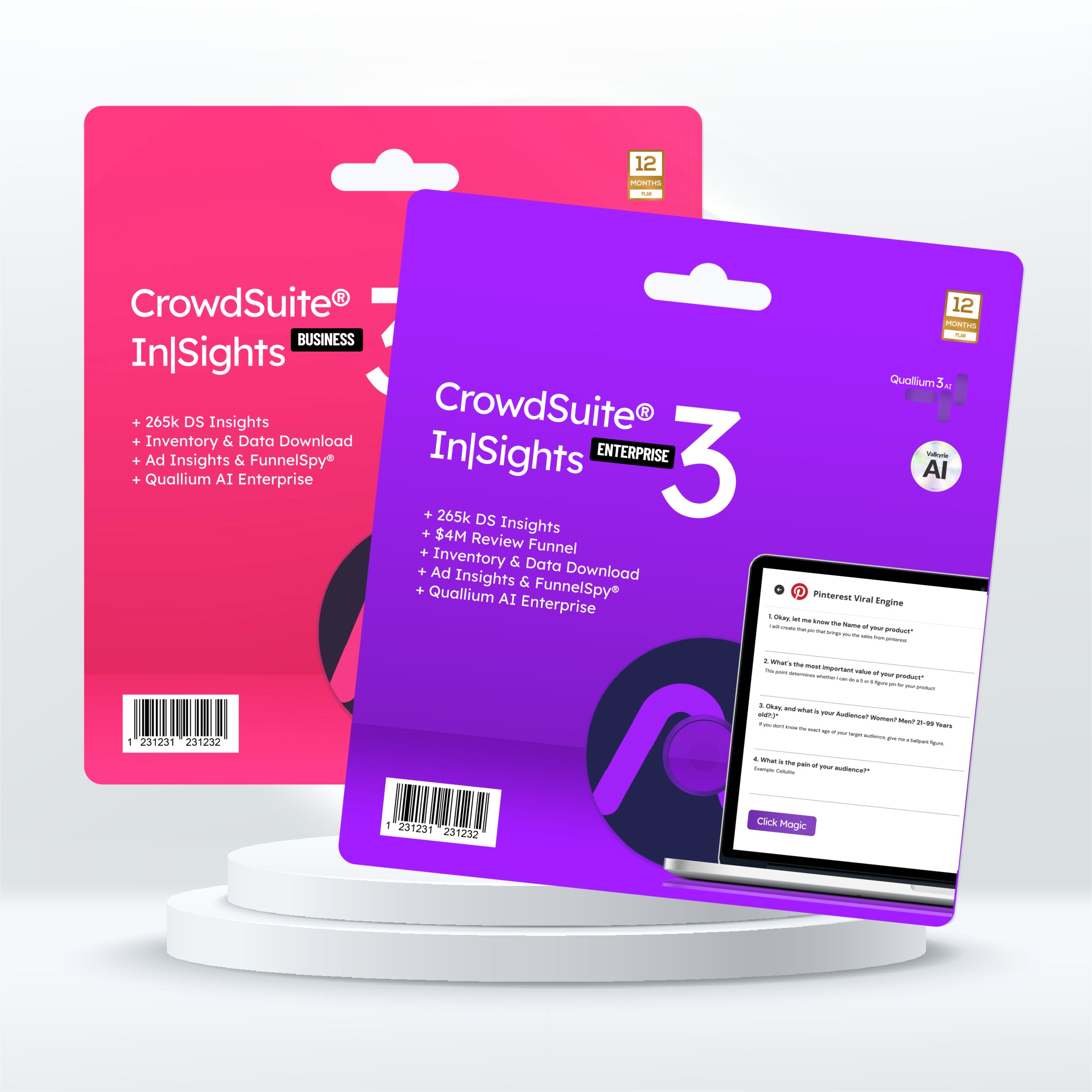 Aktions Bundle: CrowdSuite® CSX In|Sights 4 Millionen Euro Review Funnel Coaching + Dropshipping Cloud und alle Insights