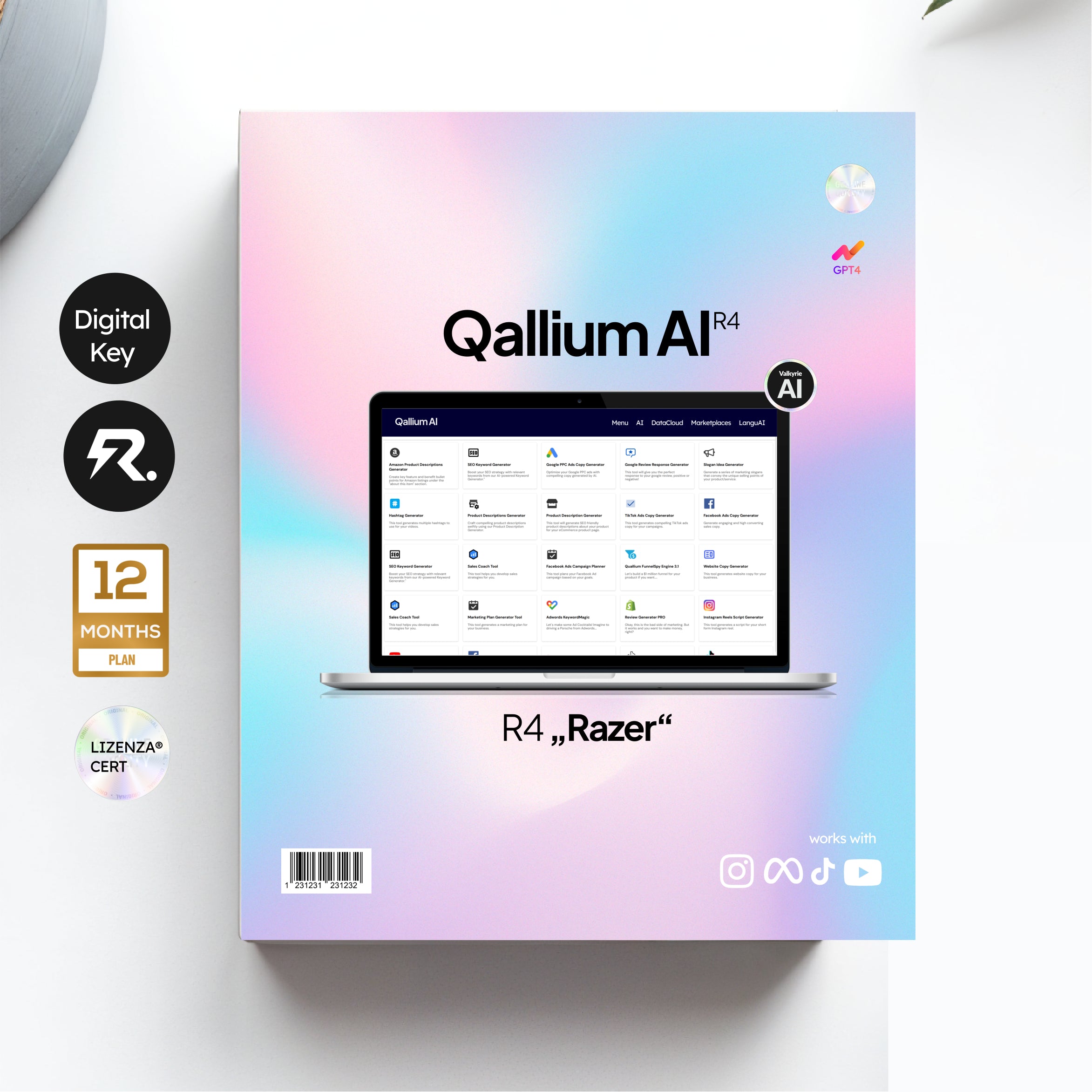 NEU! Quallium 2.5 Market Razer E-Commerce. 96 KI Systeme für alle Business Anforderungen