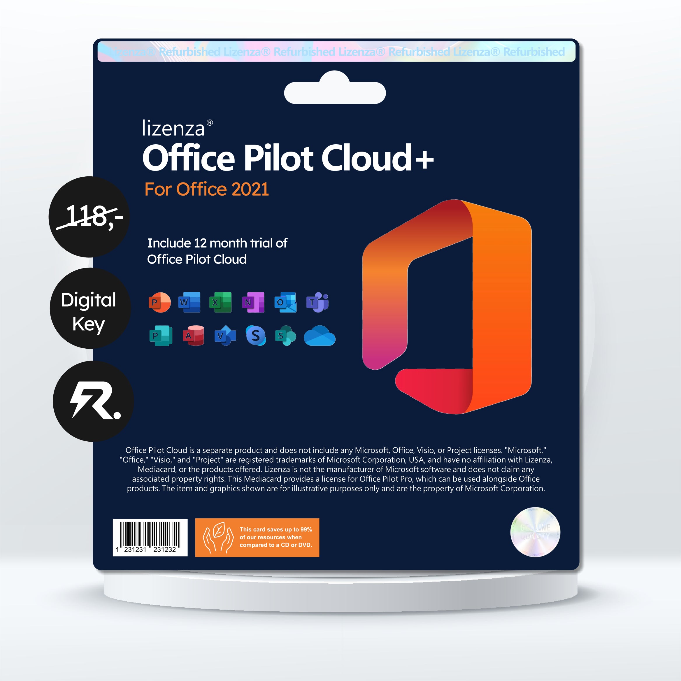 Office Pilot Cloud+ für Office 2021 Versionen