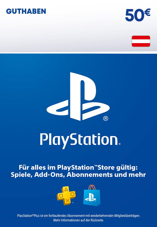 50€ PlayStation Store Guthaben | PSN Deutsches Konto [Code per Email]